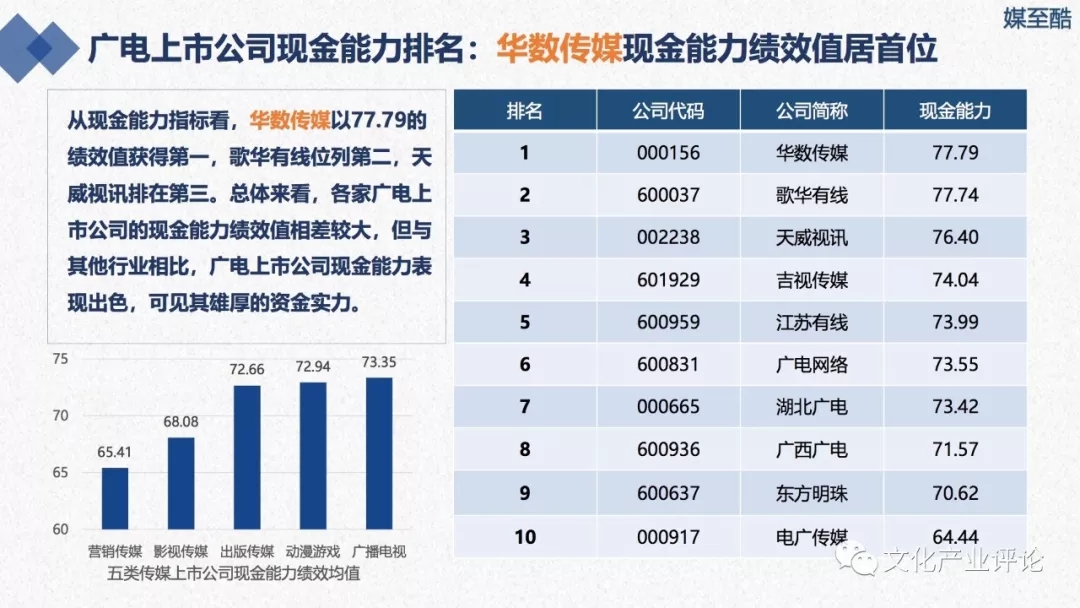 广播电视上市公司财务绩效报告