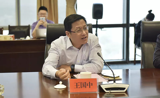 江苏农行领导到江苏有线交流座谈