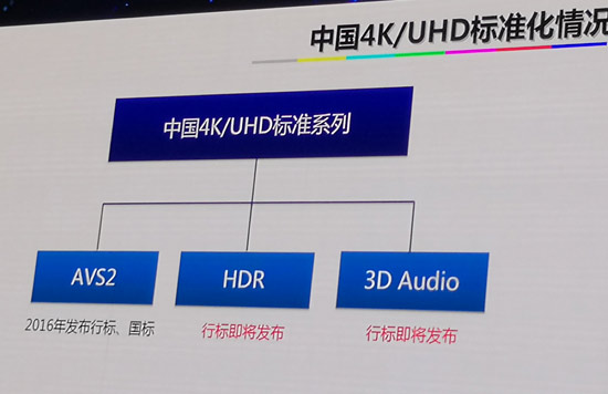 丁文华：中国超高清HDR、3D Audio标准及产业化进展