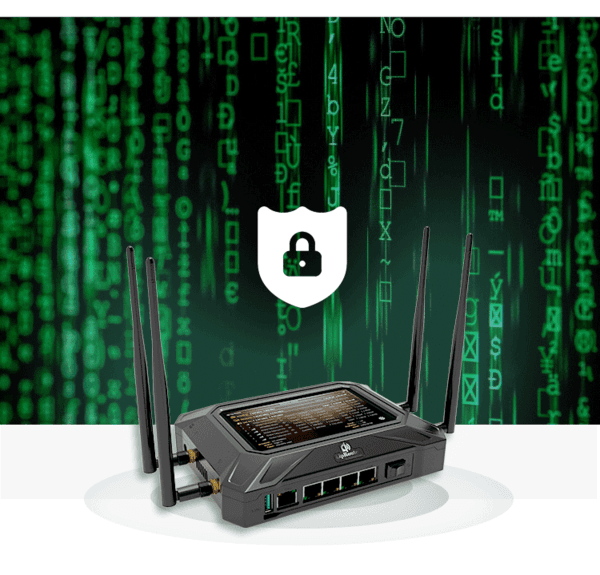 花火4G聚合路由器无线网络支持5G户外直播应急通讯工作
