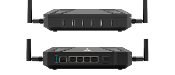 花火4G聚合路由器无线网络支持5G户外直播应急通讯工作