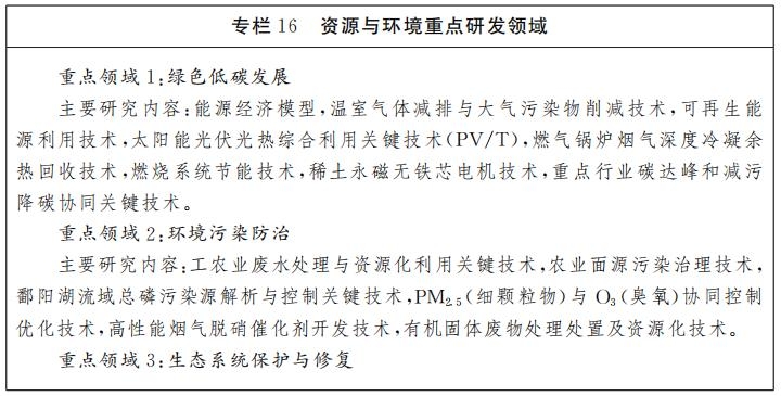 江西省人民政府关于印发江西省“十四五”科技创新规划的通知