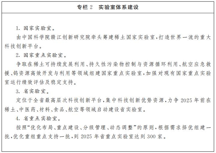 江西省人民政府关于印发江西省“十四五”科技创新规划的通知