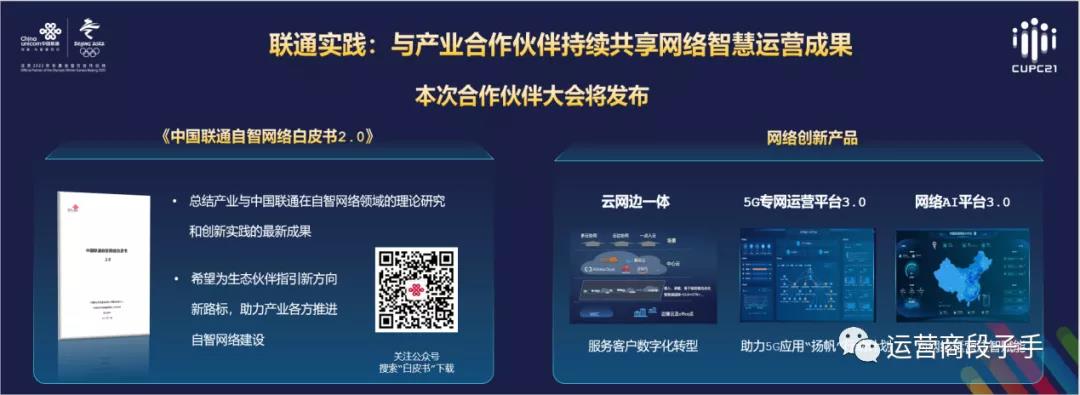 中国联通携手产业链伙伴成立网络智慧运营联盟