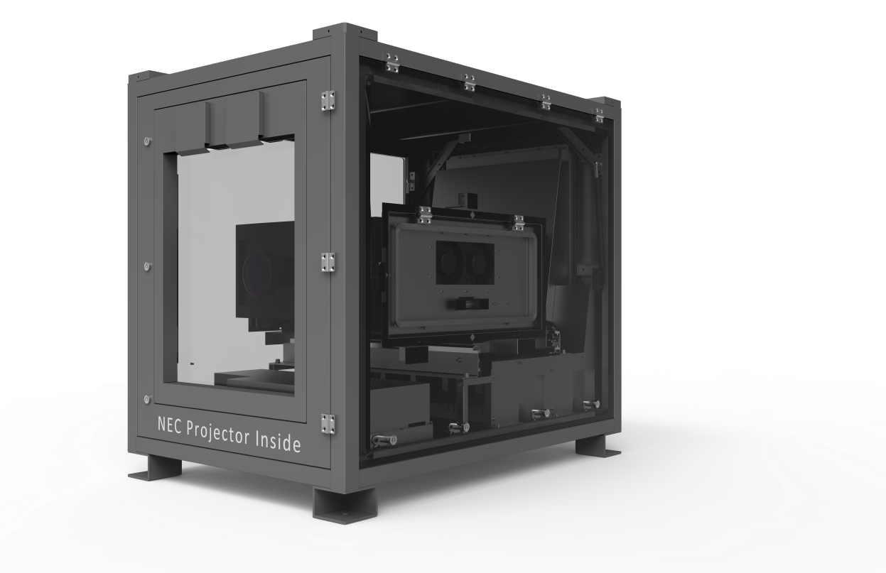 户外投影喜提“新房”频踩雷？NEC投影机定制箱体才是正选