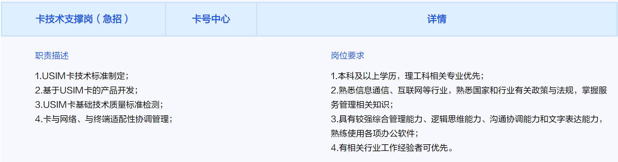 急招这5个岗位！中广电移动社招涉及6大业务部门121个岗位