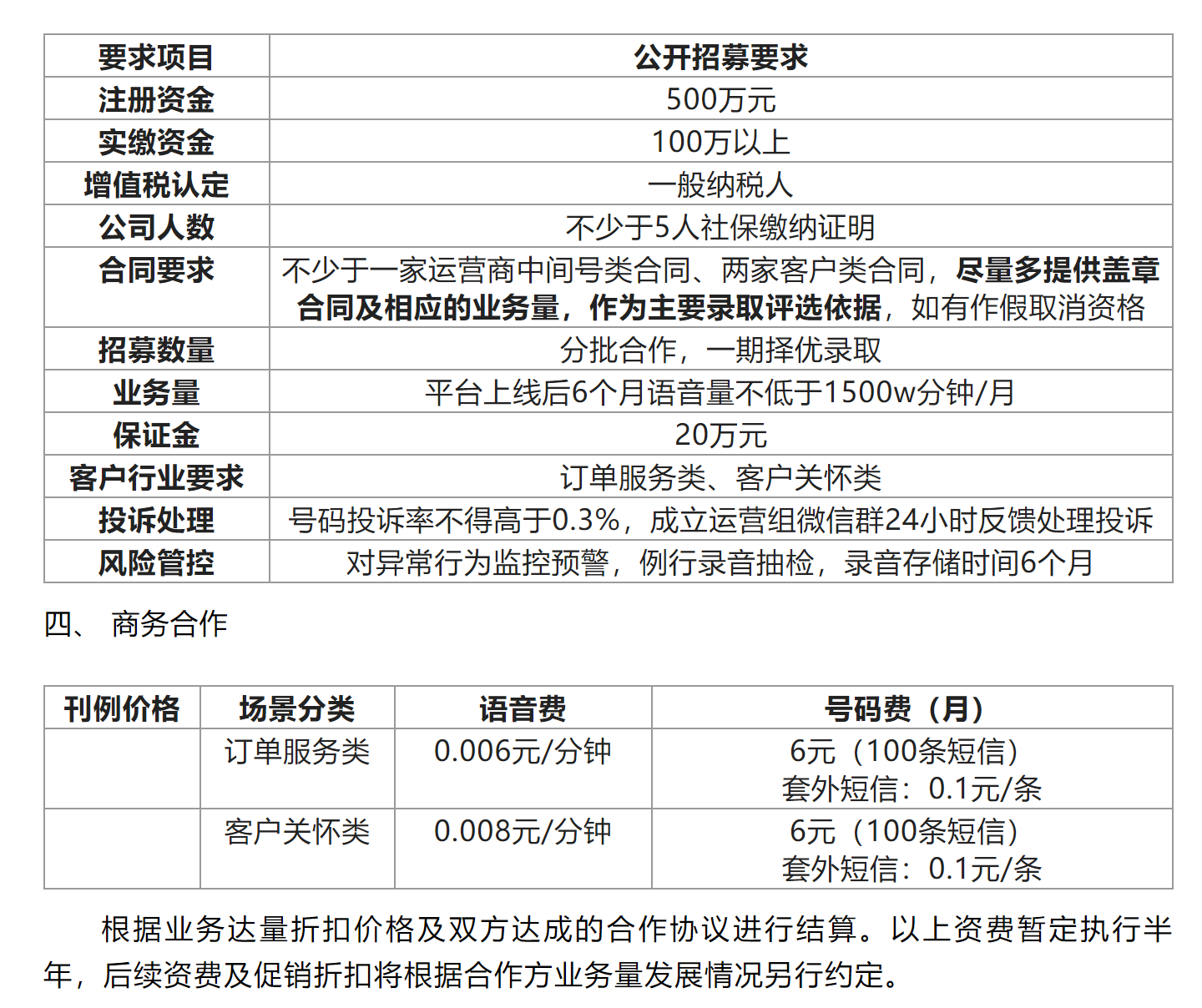 中国广电5G中间号业务合作伙伴招募启动，这些条件你满足吗？