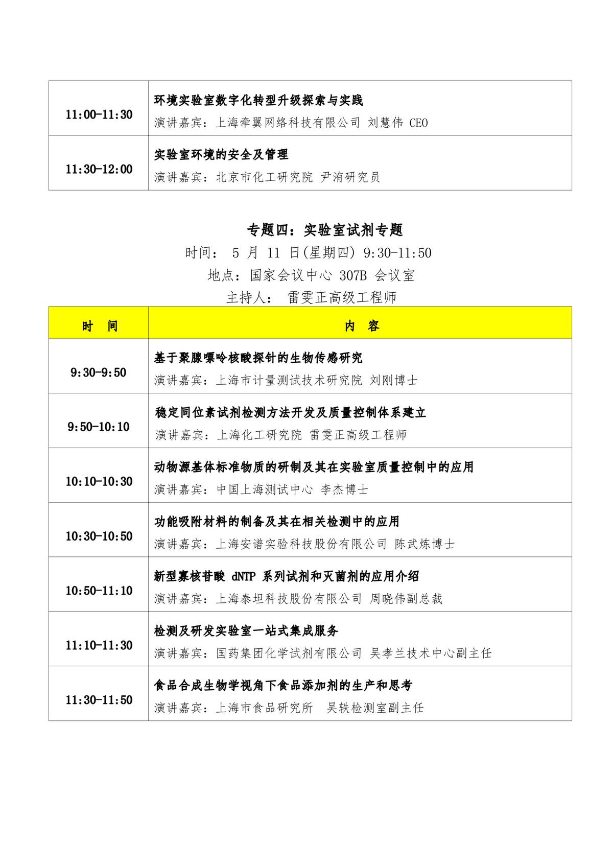 重要消息|第四届中国实验室发展大会日程安排发布