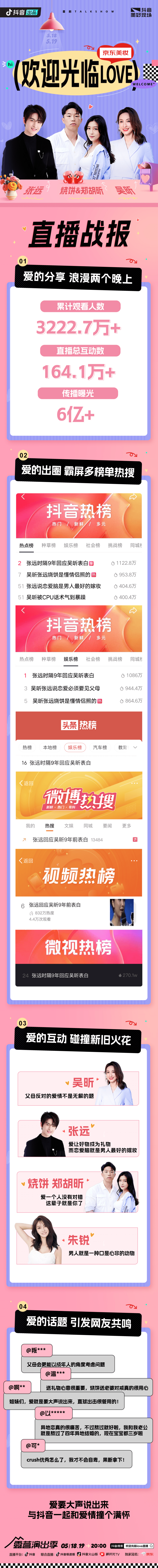 爱的浪漫信号，抖音《欢迎光临love》直播收官