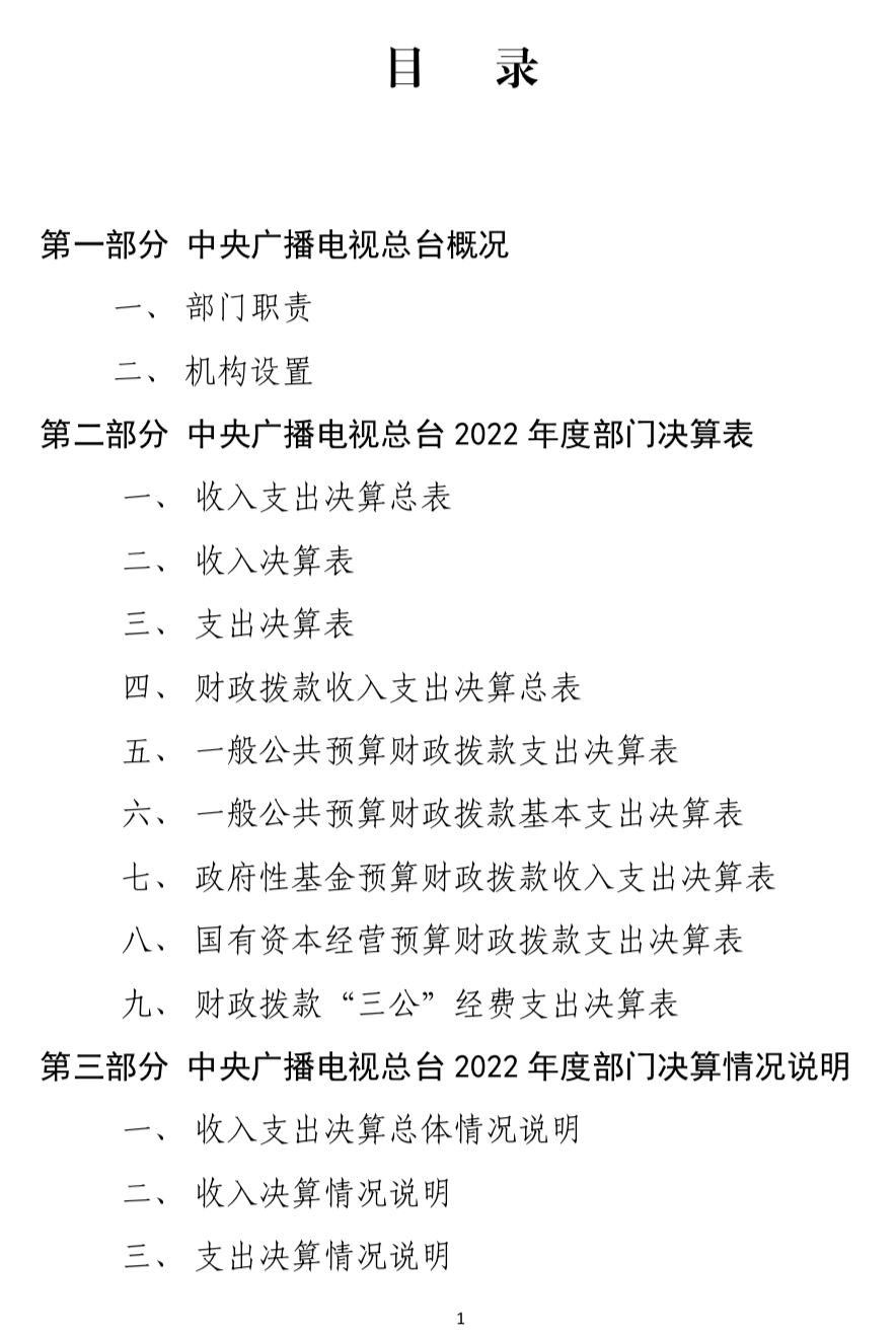 中央广播电视总台“晒账本”，2022年收支总计232,263.04万元