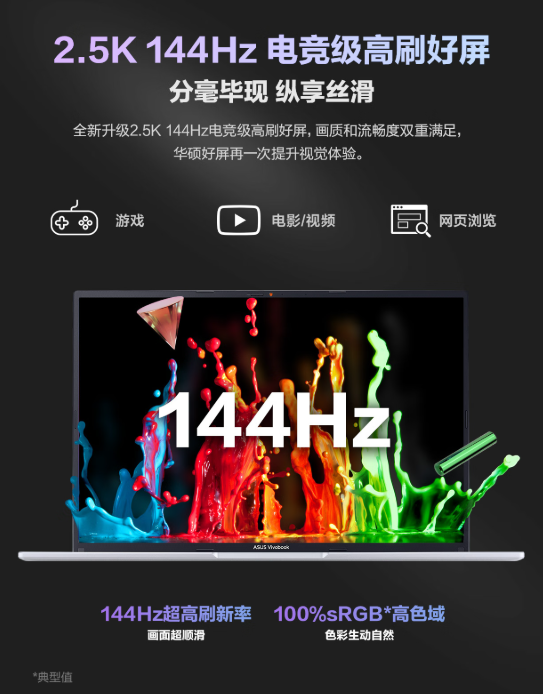 大屏高性能 华硕无畏16 酷睿版全方位信赖升级 618到手3359.2