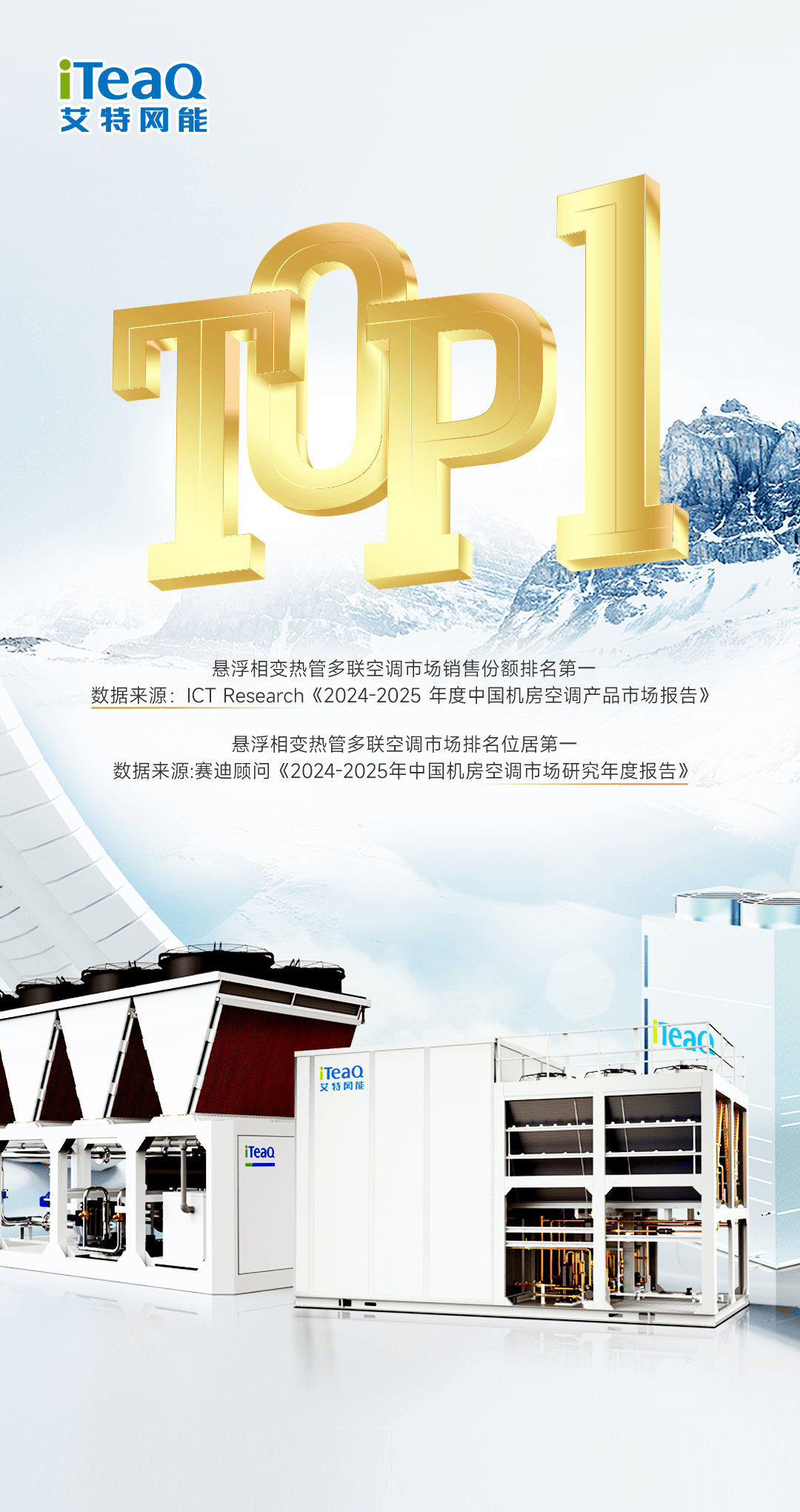 市场认可、双榜第一！艾特网能算力底座最佳冷却方案市占率TOP1