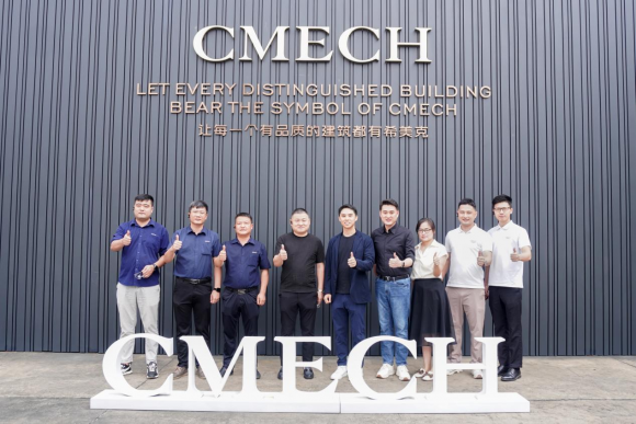 红橡树门窗探访CMECH希美克智造基地，共筑门窗五金品质新标杆