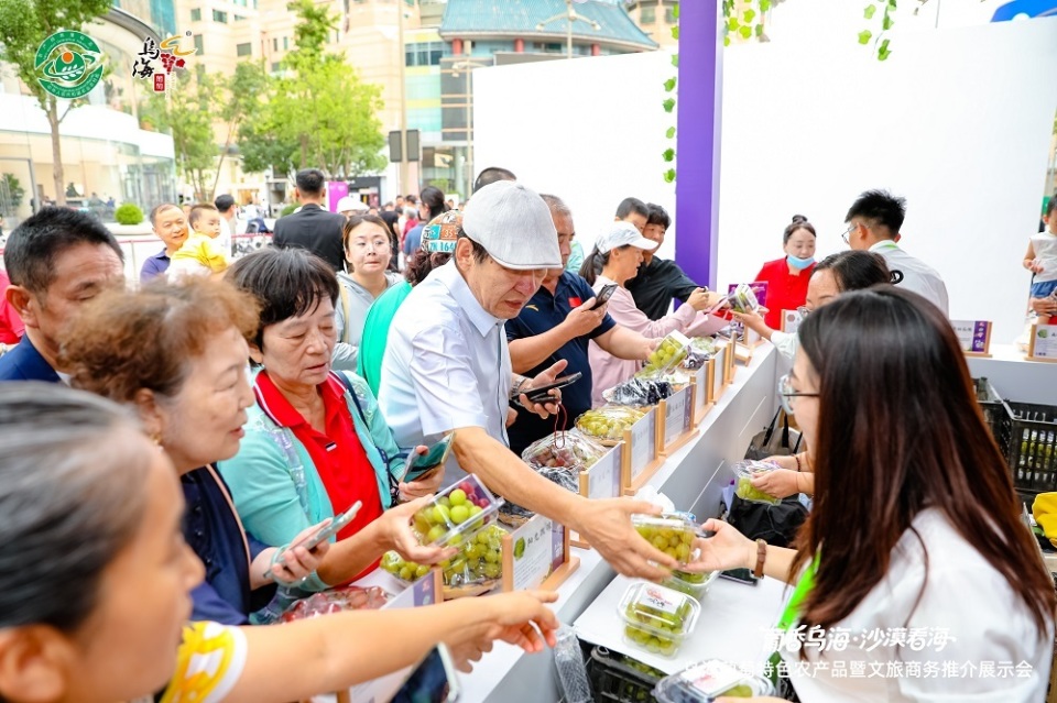 乌海葡萄特色农产品暨文旅商务推介展示会在北京市举行