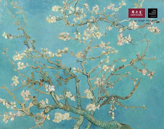 周大生梵高Van Gogh系列珠宝，以匠心工艺复刻梵高艺术经典